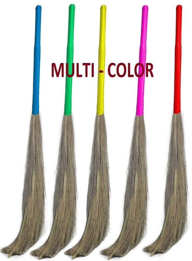 ZINGARO Soft Grass Floor Cleaning Broom | for Home & Office Cleaning | Dust Free | Multi-Color | (Phool Jhadu) Pack of 1 - Image 4